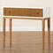 Baxton Studio Odile Mid-Century Modern Honey Brown Finished Bayur Wood Console Table with Fluted-designed Drawer 227-12894-ZORO - alternate 3